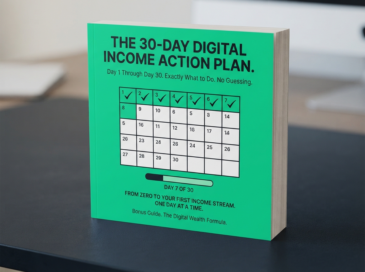 Bonus #2 - The 30-Day Digital Income Action Plan
